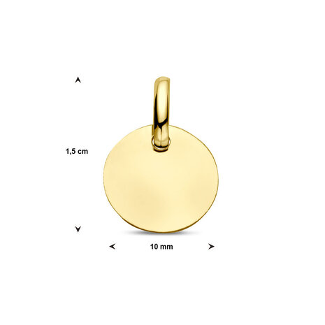 Langerak Essentials Kasius 4022366, Hanger 14 krt geelgoud