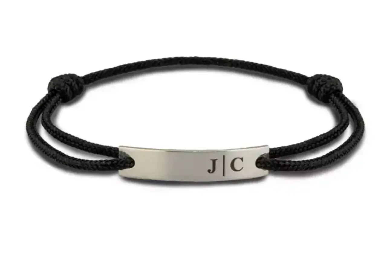 See You See You BG013, Armband Zilver Paracord