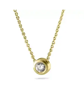 See You See You 710Y14Z, Collier met zirkonia 14krt geelgoud