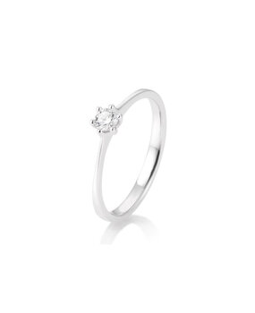 Saint Maurice Saint Maurice STM/82143-W-56, Ring Solitair Briljant 14 krt witgoud Saint Maurice Saint Maurice STM/82143-W-56, Ring Solitair Briljant 14 krt witgoud