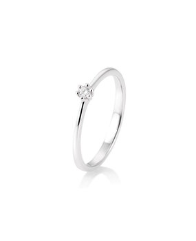 Saint Maurice Saint Maurice STM/85770-W-56, Ring Solitair Briljant 14 krt witgoud Saint Maurice Saint Maurice STM/85770-W-56, Ring Solitair Briljant 14 krt witgoud