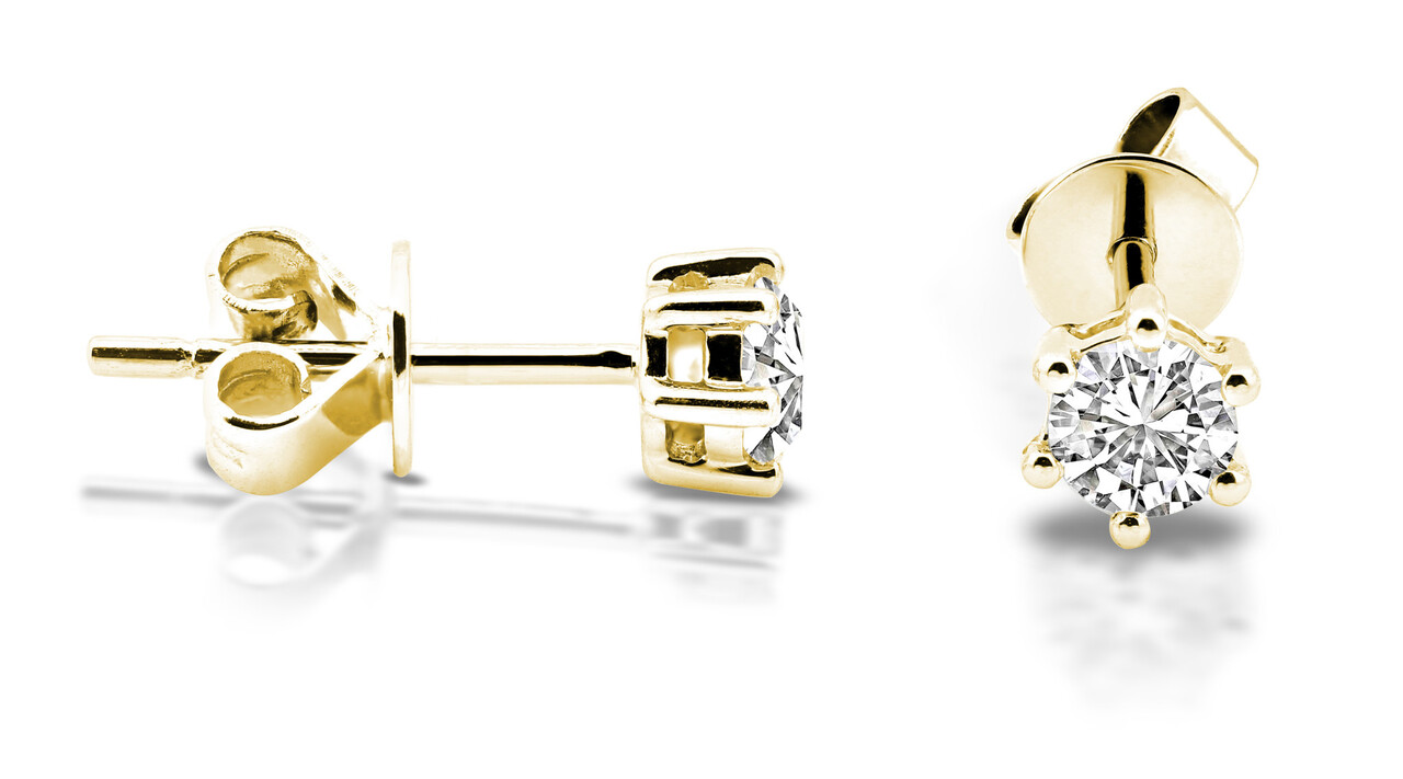 Langerak Diamonds Langerak Diamonds B02-G40, Oorstekers solitair