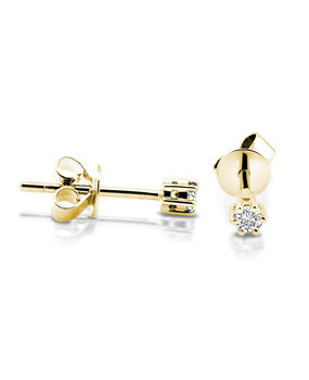 Langerak Diamonds Langerak Diamonds B02-G10, Oorstekers solitair briljant 14 krt geelgoud Langerak Diamonds Langerak Diamonds B02-G10, Oorstekers solitair briljant 14 krt geelgoud