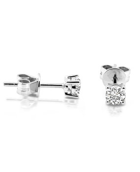 Langerak Natural Diamonds Langerak Diamonds B01-W40, Oorstekers solitair 14 karaats goud Langerak Natural Diamonds Langerak Diamonds B01-W40, Oorstekers solitair 14 karaats goud