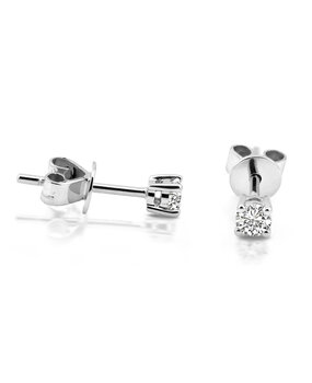 Langerak Natural Diamonds Langerak Diamonds B02-W20, Oorstekers solitair 14 karaats goud Langerak Natural Diamonds Langerak Diamonds B02-W20, Oorstekers solitair 14 karaats goud