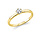 Diamond Group 1O323G452, Ring Solitair Briljant 14 krt geelgoud