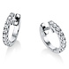 Langerak Natural Diamonds Langerak Diamonds 2I997W4-6, Creolen briljant 14 krt witgoud