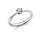 Langerak Diamonds 1C482W452-7, Ring solitair 14 krt witgoud