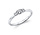 Langerak Diamonds 1K357W456-4, Ring solitair 14 krt witgoud