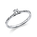 Langerak Natural Diamonds Langerak Diamonds 1A424W454-25, Ring solitair 14 krt witgoud