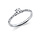 Langerak Diamonds 1A421W456-3, Ring solitair 14 krt witgoud