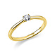 Langerak Diamonds Diamond Group 1A288G454-25, Ring Solitair Briljant 14 krt geelgoud