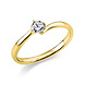 Langerak Diamonds Diamond Group 1J101G454-5, Ring Solitair Briljant 14 krt geelgoud