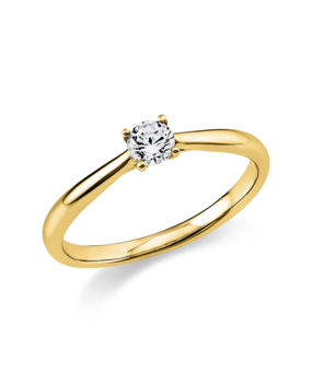 Langerak Natural Diamonds Diamond Group 1A289G456-8, Ring Solitair Briljant 14 krt geelgoud