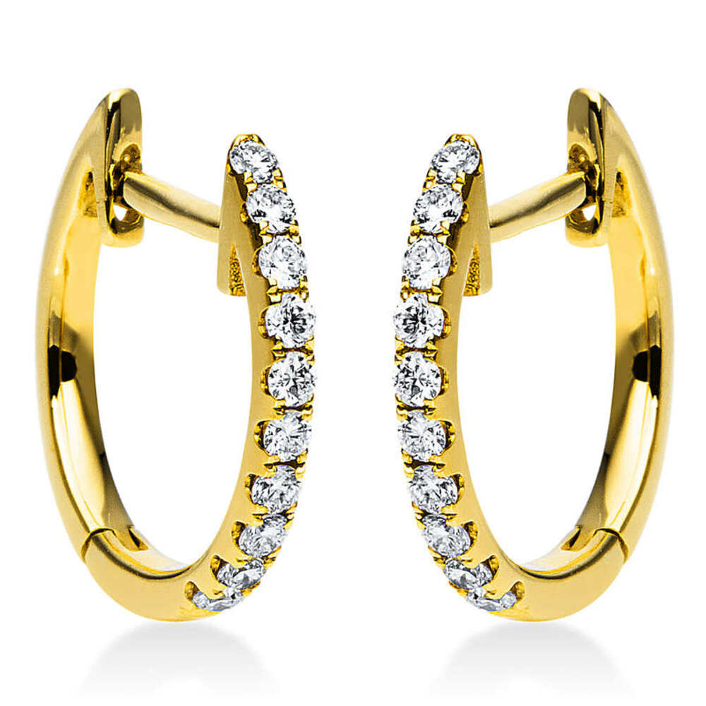 Langerak Diamonds Langerak Diamonds 2E622G4-2, Creolen met briljant