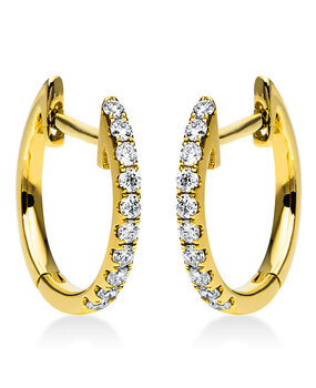 Langerak Diamonds Langerak Diamonds 2E622G4-2, Creolen met briljant