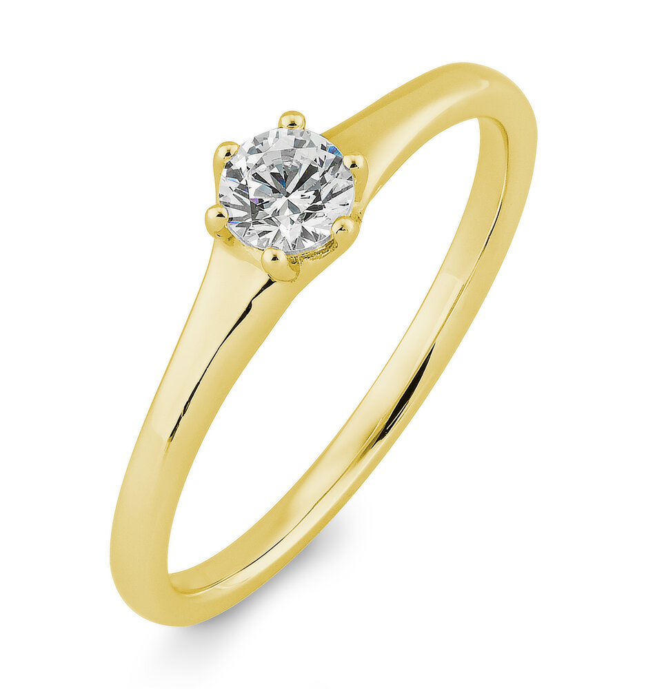 Saint Maurice Saint Maurice STM/06339-0-G-54, Solitair ring 14 krt goud