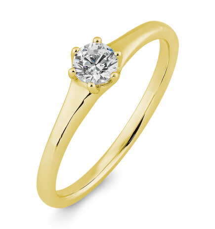 Saint Maurice Saint Maurice STM/06339-0-G-54, Solitair ring 14 krt goud