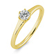 Saint Maurice Saint Maurice STM/06339-0-G-54, Solitair ring 14 krt goud