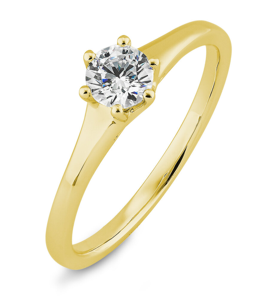 Saint Maurice Saint Maurice STM/06340-0-G-54, Solitair ring 14 krt goud