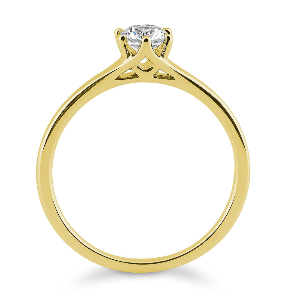 Saint Maurice Saint Maurice STM/06340-0-G-54, Solitair ring 14 krt goud