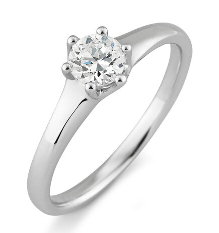 Saint Maurice Saint Maurice STM/06341-0-W-54, Solitair ring 14 krt goud