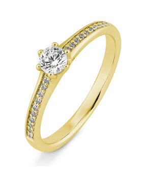 Saint Maurice Saint Maurice STM/06344-0-G-54, Solitair ring 14 krt goud Saint Maurice Saint Maurice STM/06344-0-G-54, Solitair ring 14 krt goud