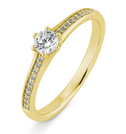 Saint Maurice Saint Maurice STM/06344-0-G-54, Solitair ring 14 krt goud