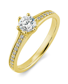 Saint Maurice Saint Maurice STM/06345-0-G-54,  Solitair ring 14 karaats goud Saint Maurice Saint Maurice STM/06345-0-G-54,  Solitair ring 14 karaats goud