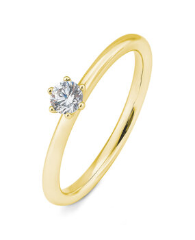Saint Maurice Saint Maurice STM/06264-G-54, Ring Solitair 14 krt geelgoud Saint Maurice Saint Maurice STM/06264-G-54, Ring Solitair 14 krt geelgoud