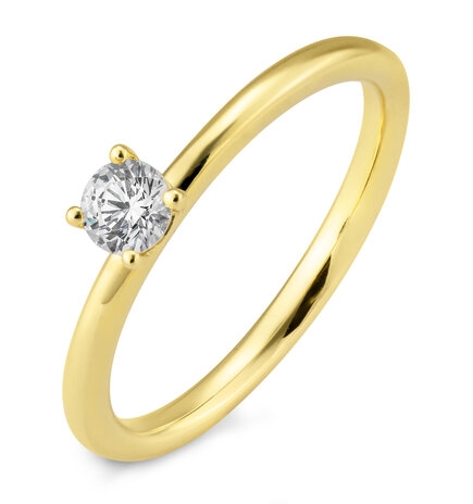 Saint Maurice Saint Maurice STM/06261-G-54, Ring Solitair 14 krt geelgoud