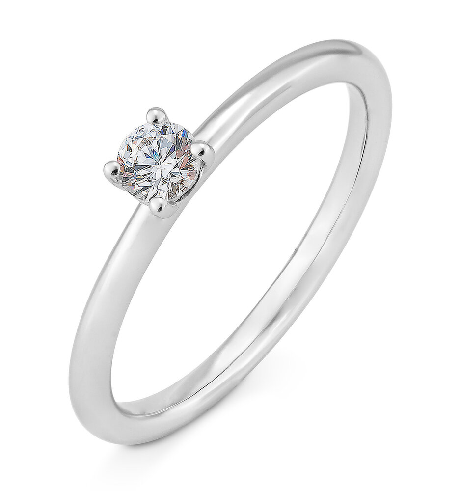 Saint Maurice Saint Maurice STM/06260-W-54, Ring Solitair 14 krt witgoud