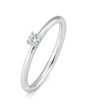 Saint Maurice Saint Maurice STM/06258-W-54, Ring Solitair 14 krt witgoud Saint Maurice Saint Maurice STM/06258-W-54, Ring Solitair 14 krt witgoud