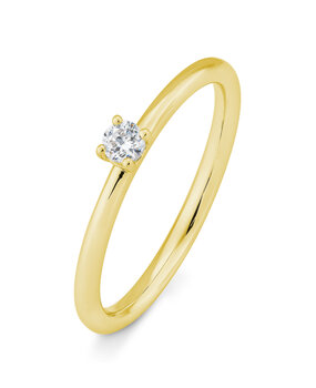Saint Maurice Saint Maurice STM/06258-G-54, Ring Solitair 14 krt geelgoud