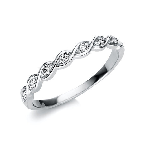 Langerak Diamonds Langerak Diamonds 1U505W456-1, Ring met briljant 14 karaats witgoud