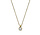 Langerak Diamonds 4D278G4-35, Collier met hanger Briljant 14 krt geelgoud