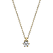 Langerak Diamonds Langerak Diamonds 4D279G4-43, Solitair hanger met collier 14 krt geelgoud