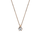Langerak Diamonds 4D279R4-7, Solitairhanger met collier 14 krt rosegoud