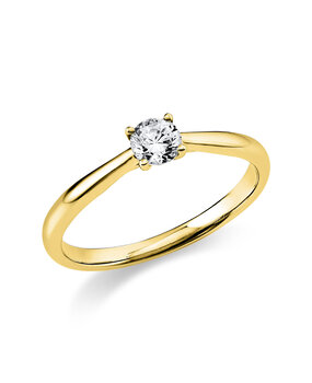 Langerak Natural Diamonds Langerak Diamonds 1A290G456-11, Ring 14krt geelgoud