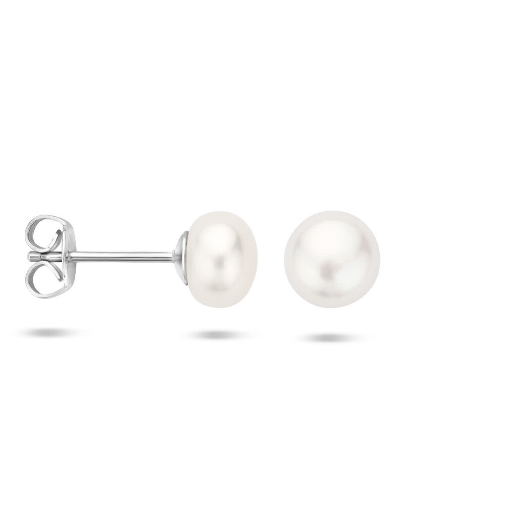 Langerak Essentials Kasius 1318358, Oorstekers Parel Zilver
