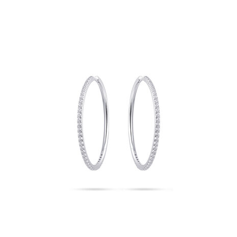 Langerak Essentials Gisser KCK2/40, Creolen Zilver