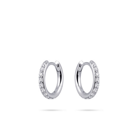 Langerak Essentials Gisser KCK2/15, Creolen Zilver