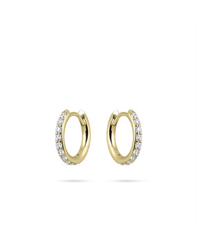 Langerak Essentials Gisser KCK2/15Y, Creolen Goldplated