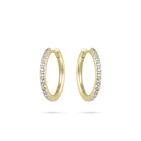 Langerak Essentials Gisser KCK2/20Y, Creolen Goldplated