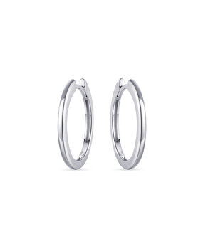 Langerak Essentials Gisser KCA2/22, Creolen Zilver