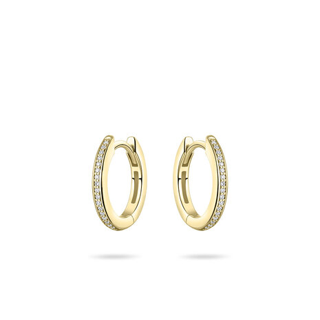 Langerak Essentials Gisser KCD2/15Y, Creolen Goldplated