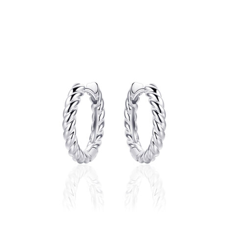 Langerak Essentials Gisser KCJ3/18, Creolen Zilver