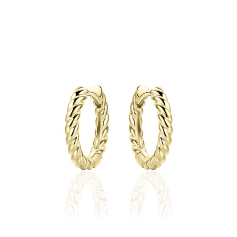 Langerak Essentials Gisser KCJ3/18Y, Creolen Goldplated