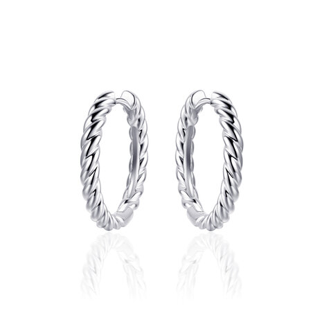 Langerak Essentials Gisser KCJ3/22, Creolen Zilver