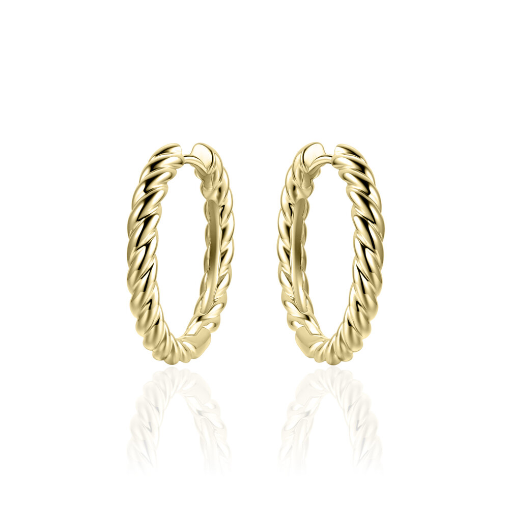 Langerak Essentials Gisser KCJ3/22Y, Creolen Goldplated